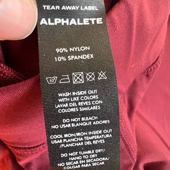 Burgundy Aphalette V2 premium joggers. Worn once, ready to clear out my closet! - Picture 7 of 7